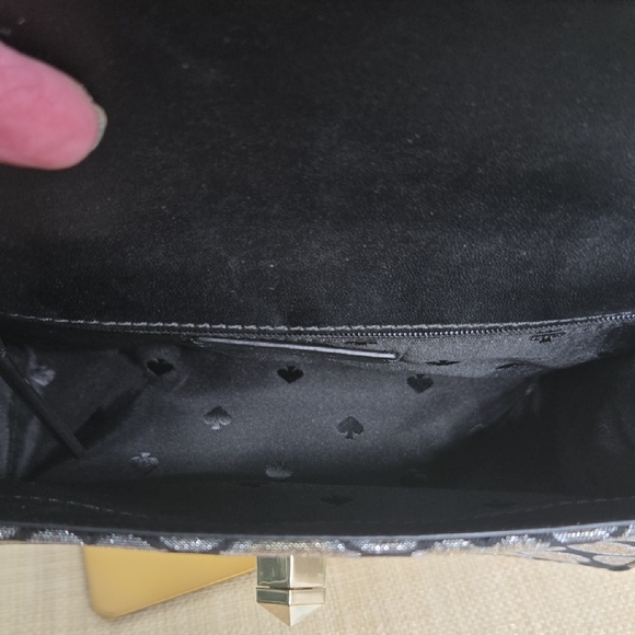 Kate Spade Black and Gold Satchel with Luxurious Accents EUC - Picture 9 of 16